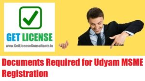 Documents Required for Udyam MSME Registration