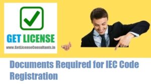 Documents required for IEC Code Registration