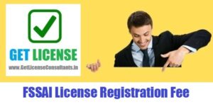 FSSAI License Registration Fee